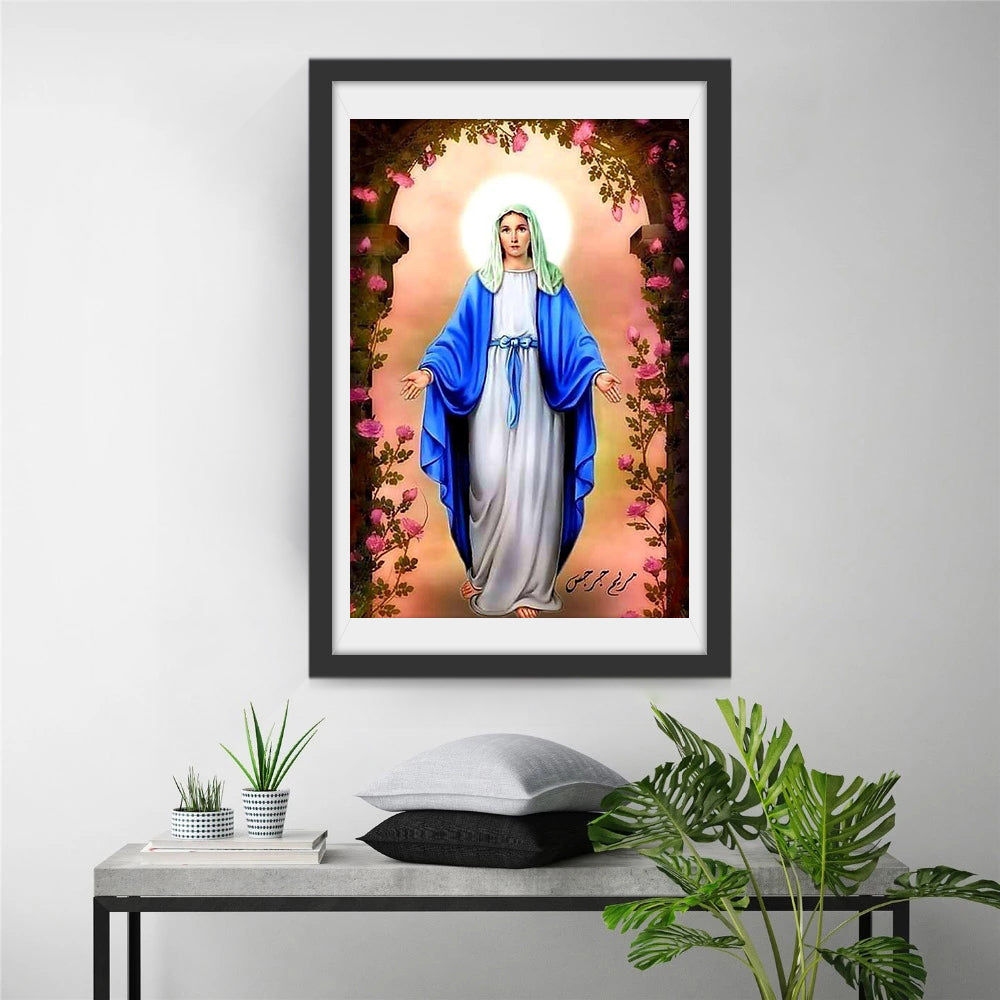 Zuivere Madonna met Verfijnde Uitstraling Diamond Painting